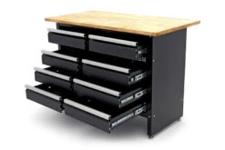 HBM 120 Cm Werkbank Met 8 Laden En Massief Houten Werkblad -Thuis Gereedschap Winkel hbm 2040 13.jpg 1200x600 c1f2debc88