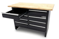 HBM 120 Cm Werkbank Met 8 Laden En Massief Houten Werkblad -Thuis Gereedschap Winkel hbm 2043 16.jpg 1200x600 19e4eebc88