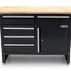HBM 120 Cm Werkbank Met 5 Laden 1 Deur En Massief Houten Werkblad -Thuis Gereedschap Winkel hbm 2047 11.jpg 1200x600 addf4ebc88