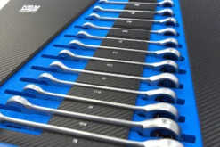 HBM 13 Delige Ring, Ratel, Steeksleutelset INCH In Carbon Foam Inlay Voor Gereedschapswagen -Thuis Gereedschap Winkel hbm 2079 1.jpg 1200x600 75ac2ebc88