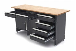 HBM 171 Cm Werkbank Met 6 Laden 1 Deur En Massief Houten Werkblad -Thuis Gereedschap Winkel hbm 2096 7.jpg 1200x600 87224ebc88