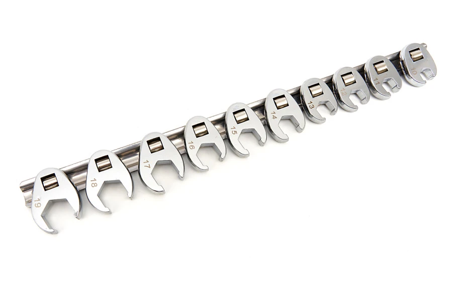 Stahlkaiser 10 Delige Kraaienpootsleutels Metrisch Met 3/8” Opname 10-19 Mm. 5 Stahlkaiser 10 Delige Kraaienpootsleutels Metrisch Met 3/8” Opname 10-19 Mm. - Afbeelding 3