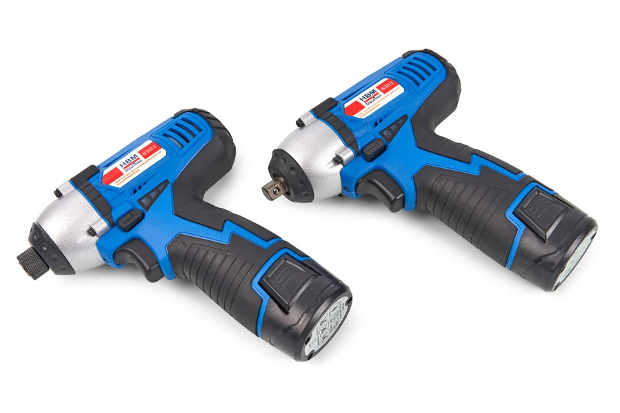 HBM 10,8 Volt Accu Slagmoersleutel En Slagschroevendraaier 3 HBM 10,8 Volt Accu Slagmoersleutel En Slagschroevendraaier