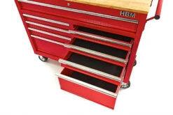 HBM Gereedschapswagen Met Houten Werkblad 117 Cm, Rood -Thuis Gereedschap Winkel hbm 264 24.jpg 1200x600 15784ebc88