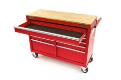 HBM Gereedschapswagen Met Houten Werkblad 117 Cm, Rood -Thuis Gereedschap Winkel hbm 265 26.jpg 1200x600 fd65febc88
