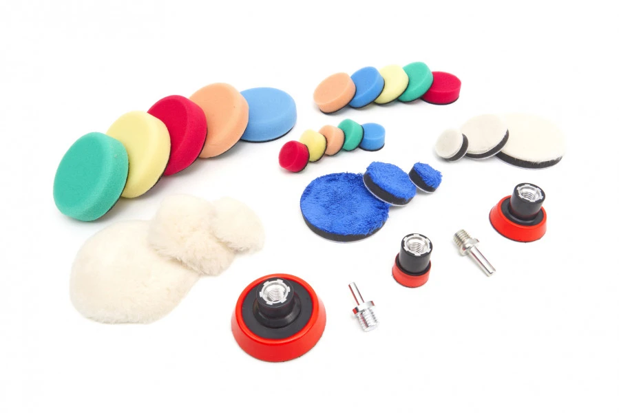 HBM 29 Delige Polijstset Met M14 En 6 Mm/ 8 Mm Opname 3 HBM 29 Delige Polijstset Met M14 En 6 Mm/ 8 Mm Opname