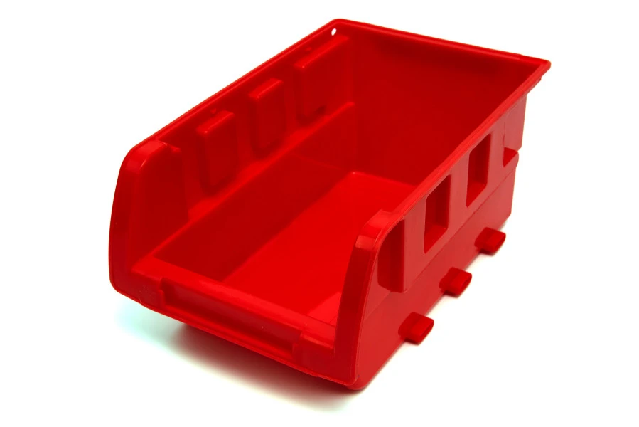 HBM 8 Delige Opbergbakken, Stapelbakkkenset Met Ophangrails Voor Wandmontage 6 HBM 8 Delige Opbergbakken, Stapelbakkkenset Met Ophangrails Voor Wandmontage - Afbeelding 4