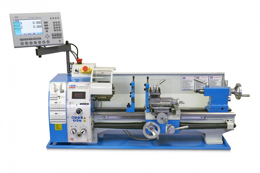 HBM 250 X 550 Profi Vario Metaaldraaibank Compleet Met 2 Assig LCD Digitaal Uitleessysteem 7 HBM 250 X 550 Profi Vario Metaaldraaibank Compleet Met 2 Assig LCD Digitaal Uitleessysteem - Afbeelding 5