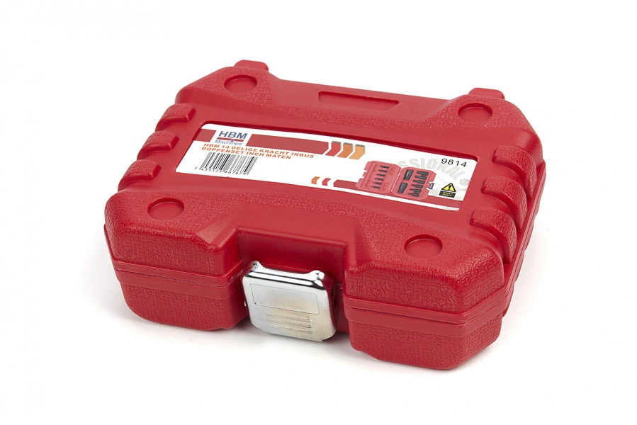 HBM 14 Delige Kracht Inbus Doppenset Inch Maten 7 HBM 14 Delige Kracht Inbus Doppenset Inch Maten - Afbeelding 5