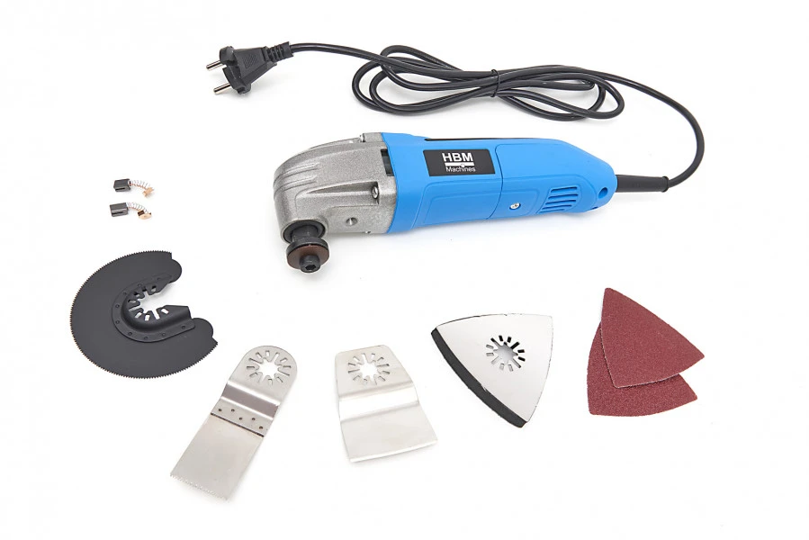 HBM Multitool 200W - Roterend / Oscillerend - Incl. Accessoires 3 HBM Multitool 200W - Roterend / Oscillerend - Incl. Accessoires