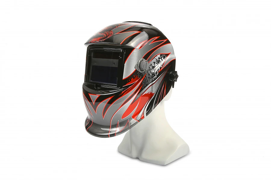 HBM Automatische Lashelm Model 13 - Rode Vlammen 3 HBM Automatische Lashelm Model 13 - Rode Vlammen