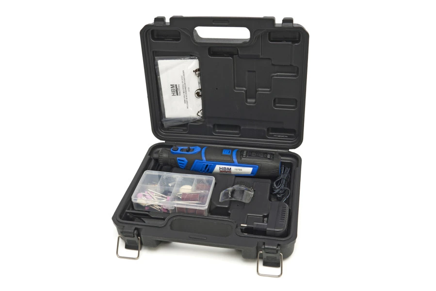 HBM 8 Volt Multitool Op Accu Inclusief 58 Accessoires En 5 Snelheden 10 HBM 8 Volt Multitool Op Accu Inclusief 58 Accessoires En 5 Snelheden - Afbeelding 8