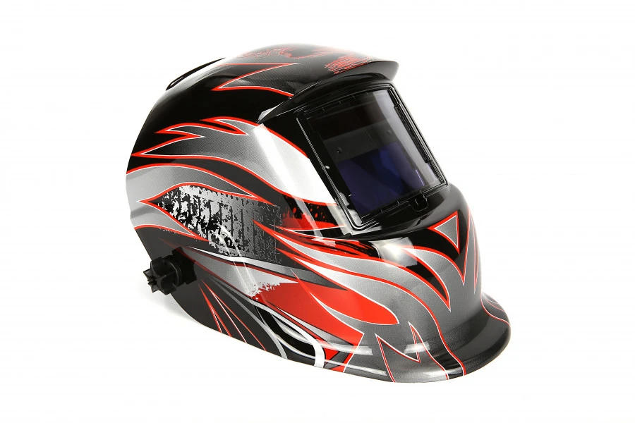 HBM Automatische Lashelm Model 13 - Rode Vlammen 4 HBM Automatische Lashelm Model 13 - Rode Vlammen - Afbeelding 2