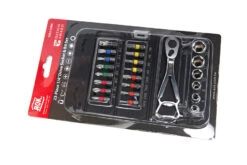 AOK 23 Delige Professionele ¼” Doppenset En Bitset Met Ratel In Handige Opbergetui -Thuis Gereedschap Winkel hbm 4161.jpg 1200x600 a9e0bebc88