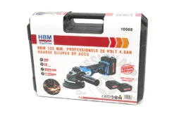 HBM Koolborstelloze Accu Haakse Slijper 125 Mm 20 Volt 4,0 Ah Power20.4 -Thuis Gereedschap Winkel hbm 4199.jpg 1200x600 e802febc88