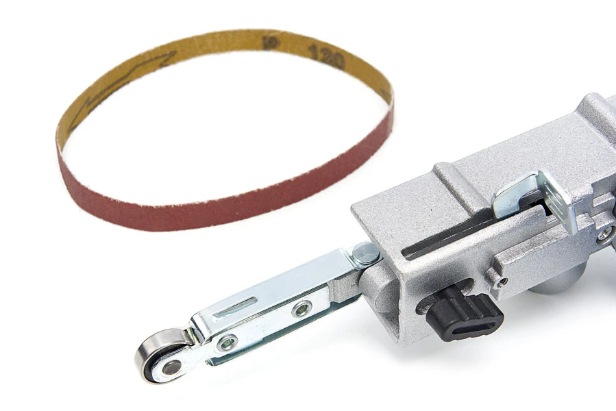 HBM Powerfile / Stripschuurmachine / Bandschuurmachine Met Stofopvang - 400 Watt. Inclusief 10 Schuurbanden 9 HBM Powerfile / Stripschuurmachine / Bandschuurmachine Met Stofopvang - 400 Watt. Inclusief 10 Schuurbanden - Afbeelding 7