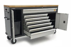 HBM Gereedschapswagen Met Houten Werkblad - 168 Cm - Grijs -Thuis Gereedschap Winkel hbm 519 2.jpg 1200x600 14e61ebc88