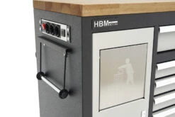 HBM Gereedschapswagen Met Houten Werkblad - 168 Cm - Grijs -Thuis Gereedschap Winkel hbm 526 5.jpg 1200x600 2fb78ebc88