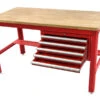 HBM 155 Cm Professionele Werkbank Met 5 Laden En Houten Werkblad, ROOD -Thuis Gereedschap Winkel hbm 609 1.jpg 1200x600 5545bebc88