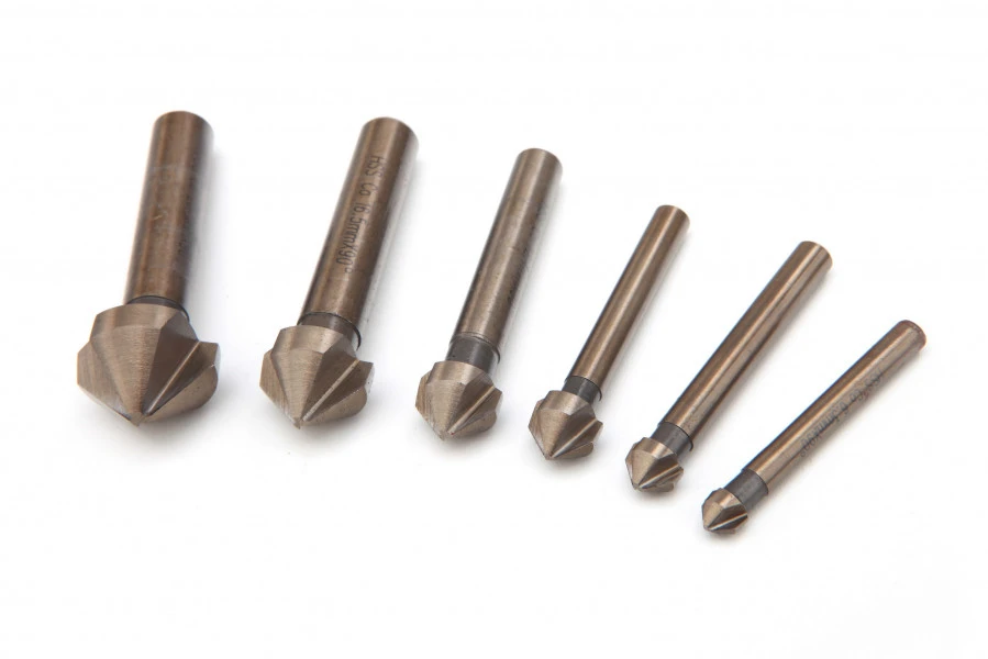 HBM 6 Delige COBALT Verzinkfrezenset 3 HBM 6 Delige COBALT Verzinkfrezenset